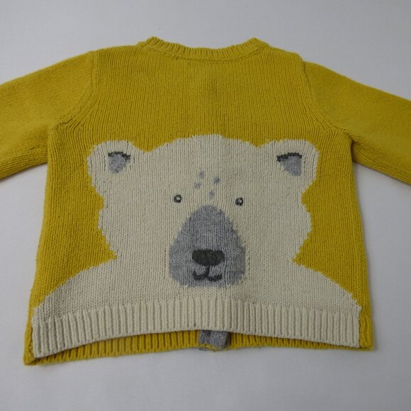 Mini Boden Infant Polar Bear Cardigan Sweater, Size 3-6 Months - Picture 1 of 3